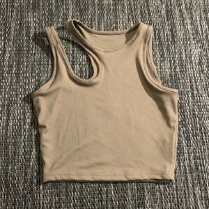 SHEIN brown top